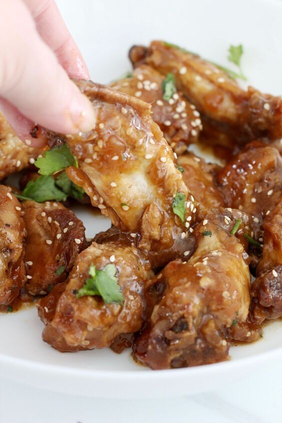 sticky sweet and sour chicken wings