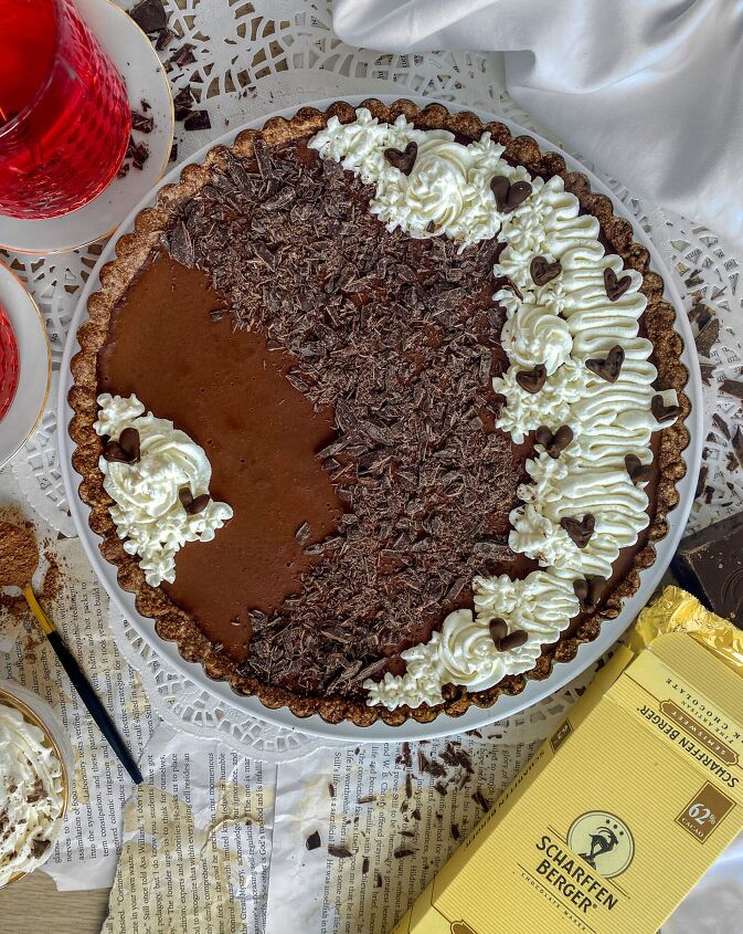 espresso chocolate tart