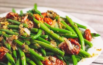 Green Beans With Tomato Confit and Shallots