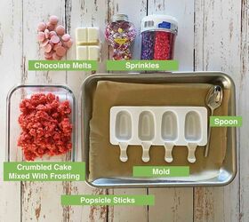 how to make cakesicles cake popsicles, Equipment and Ingredients