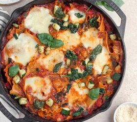 This lasagna tastes like comfort food, but it's actually full of wholesome ingredients