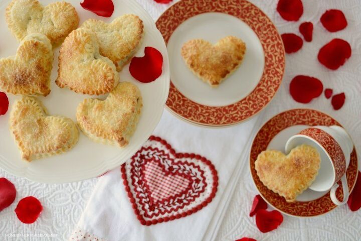 nutella heart hand pies with cream cheese pastry crust