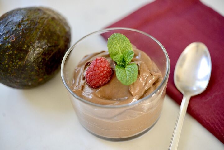 this avocado chocolate mousse is a healthy decadent dessert silky cr