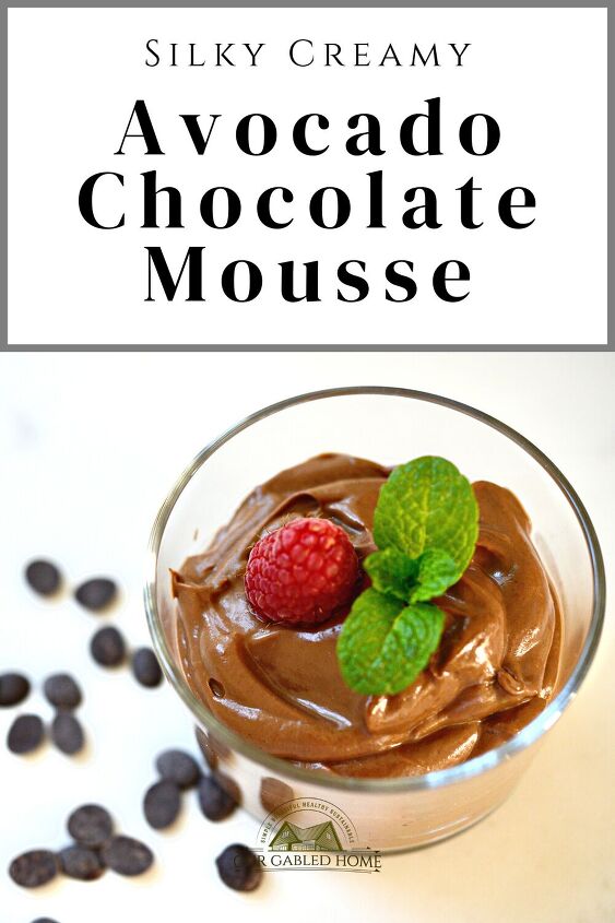 this avocado chocolate mousse is a healthy decadent dessert silky cr