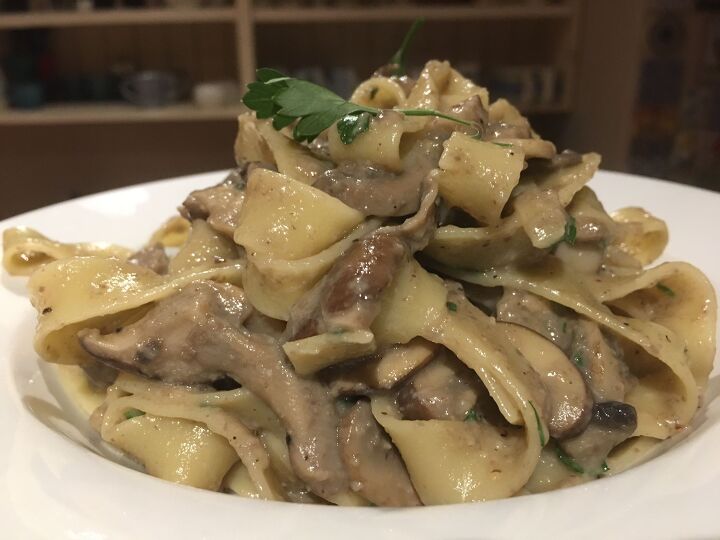 pasta with mushrooms the original meatless pappardelle mushroom re
