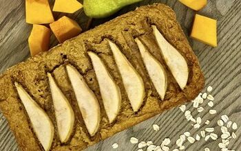 Vegan Butternut Squash and Gingered Pear Bread