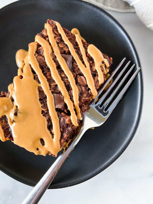 baked chocolate peanut butter oatmeal