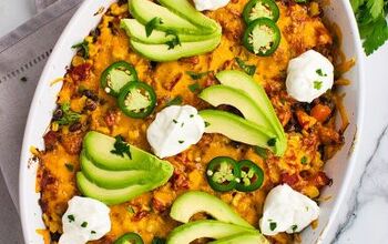 Black Bean Burrito Bowl Casserole