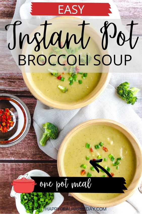 instant pot broccoli soup recipe