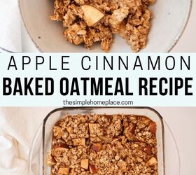 easy apple cinnamon baked oatmeal recipe
