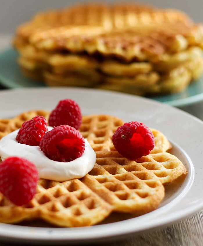 crispy vegan cornmeal waffles recipe