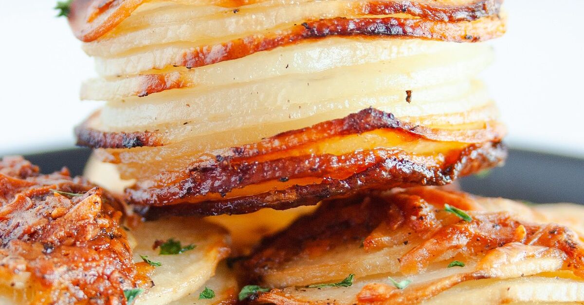 Parmesan Potato Stacks | Foodtalk