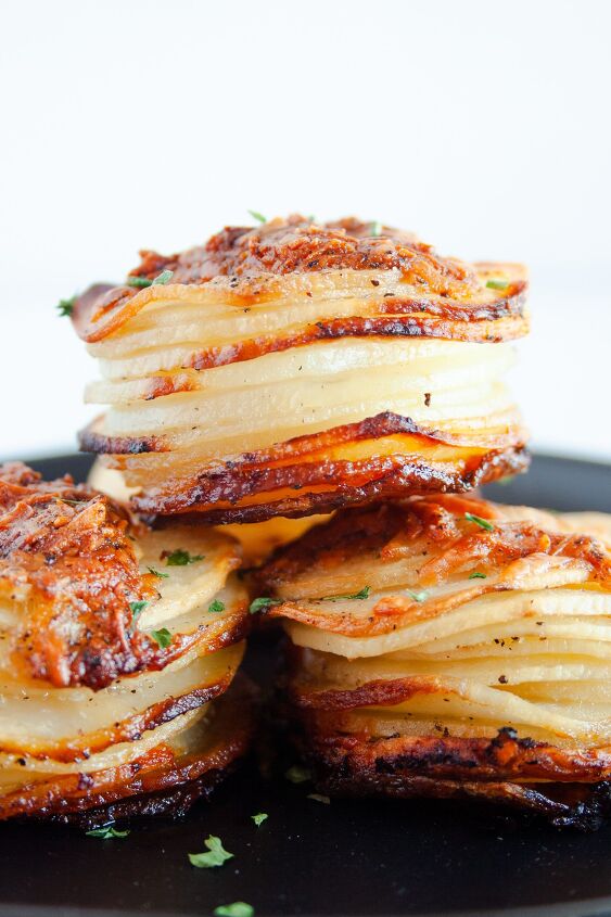 Parmesan Potato Stacks | Foodtalk