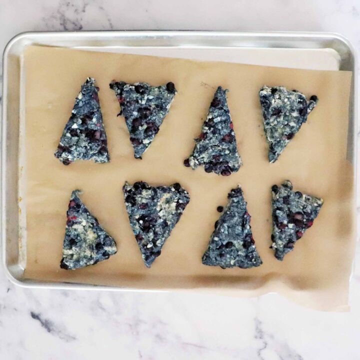 starbucks blueberry scones copycat recipe, Made with Frozen Blueberries
