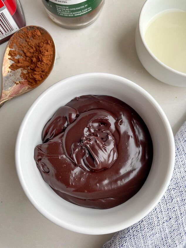 triple chocolate brownies with frosting