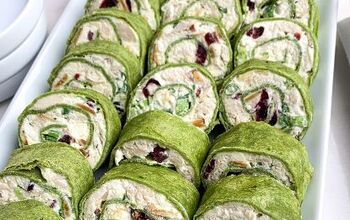 Chicken Cranberry Salad Pinwheel Sandwiches