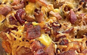 Easy Tater Tot Breakfast Casserole With Bacon and Sausage