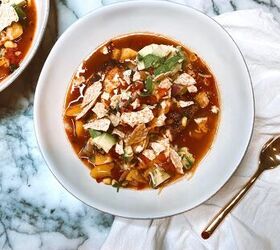 Blackened Mahi Mexican Tortilla Soup With Fire Roasted Corn