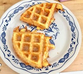 This tastes better than a waffle, takes only 2 ingredients, and has no flour!