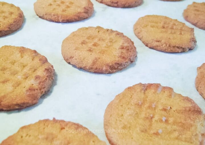 3 ingredient homemade peanut butter cookies with no flour