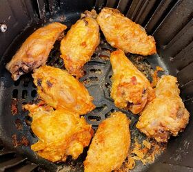 air fryer frozen chicken wings, Cook chicken wings toss in the middle of cooking time and take the internal temperature when time is up