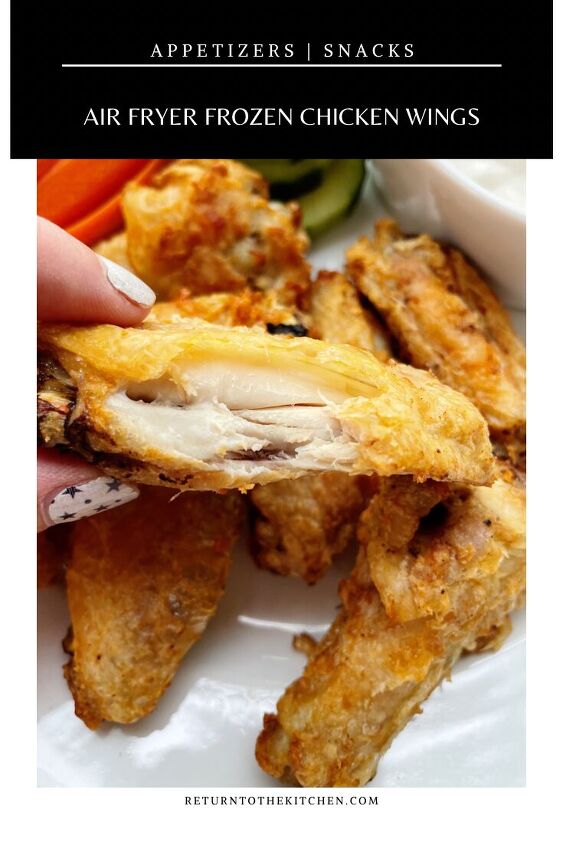 air fryer frozen chicken wings