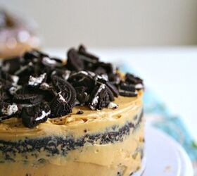 Chocolate Layer Cake With Peanut Butter Frosting