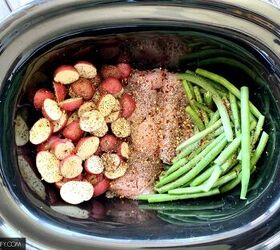 Slow Cooker Green Beans and Potatoes - My Turn for Us