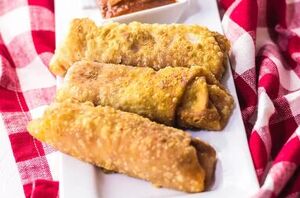 What you get when egg rolls and pizza combine is a delicious snack you never knew you needed
