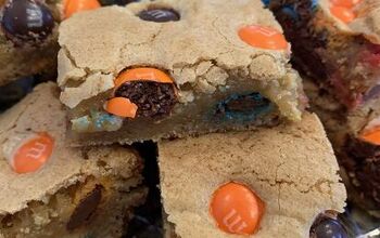 Chewy M&M Cookie Bars
