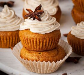 Festive Pumpkin Muffins With Spiced Cream Cheese Frosting