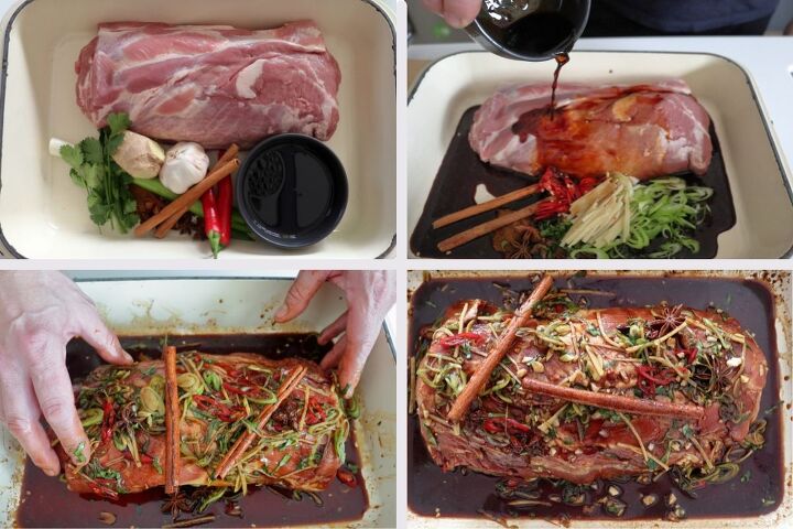 bbq asian pork, It s as simple as Prep pour rub and marinate