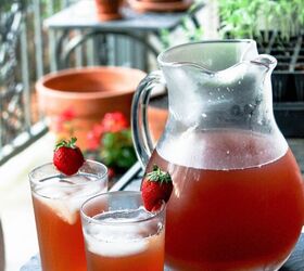 11 cool and refreshing drinks for hot days, No Sugar Added Strawberry Basil Iced Tea