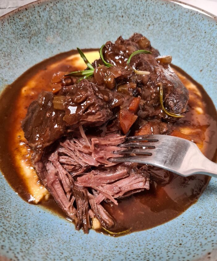 slow cooked ox cheek