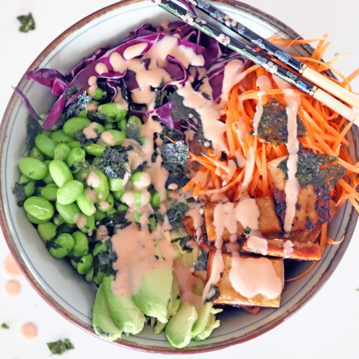 Vegan Tofu Poke Bowl | Foodtalk