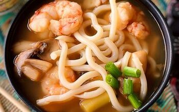 Spicy Shrimp Udon Soup