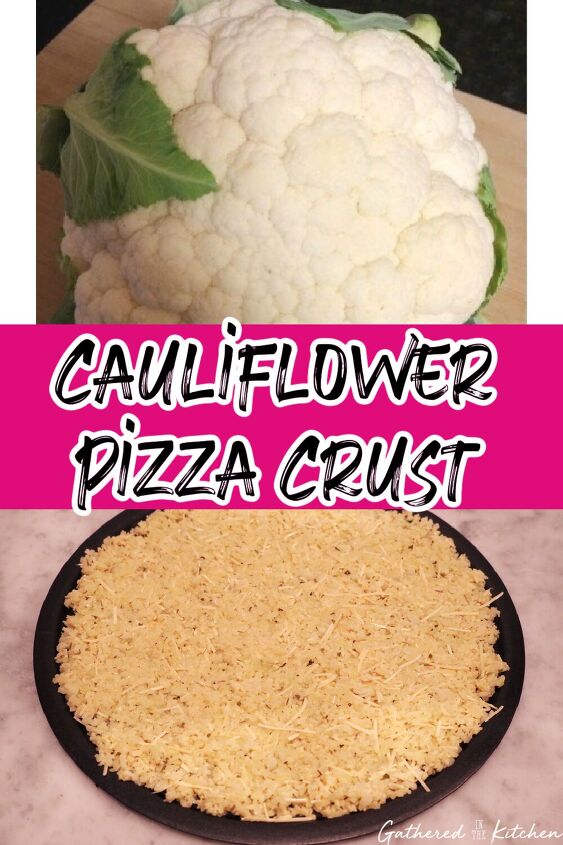 homemade cauliflower pizza crust