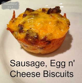 sausage egg n cheese biscuits recipe