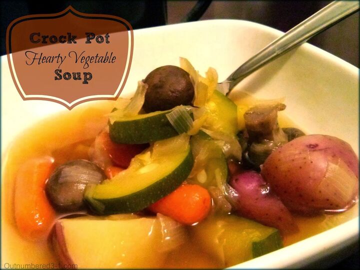 crock pot hearty vegetable soup recipe