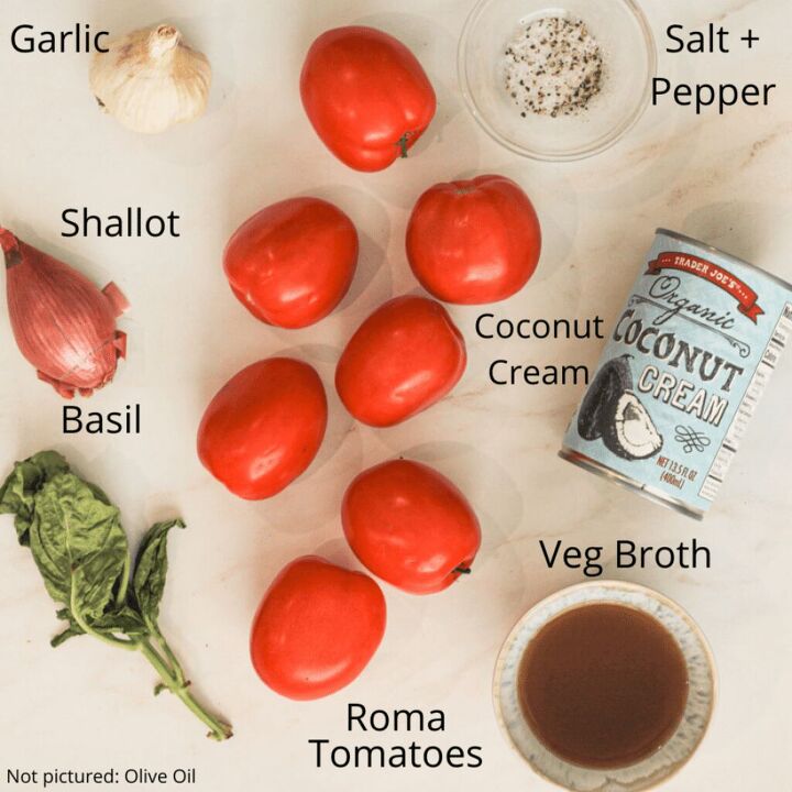 easy gluten free tomato soup, Ingredients