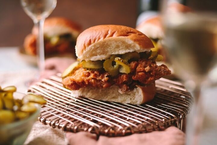 the ultimate crispy buttermilk chicken sandwich with homemade mayo