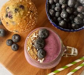 dairy free blueberry muffin smoothie