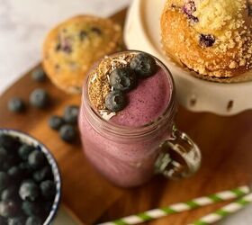 dairy free blueberry muffin smoothie