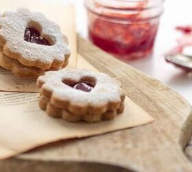 how to make vegan agave syrup linzer cookies