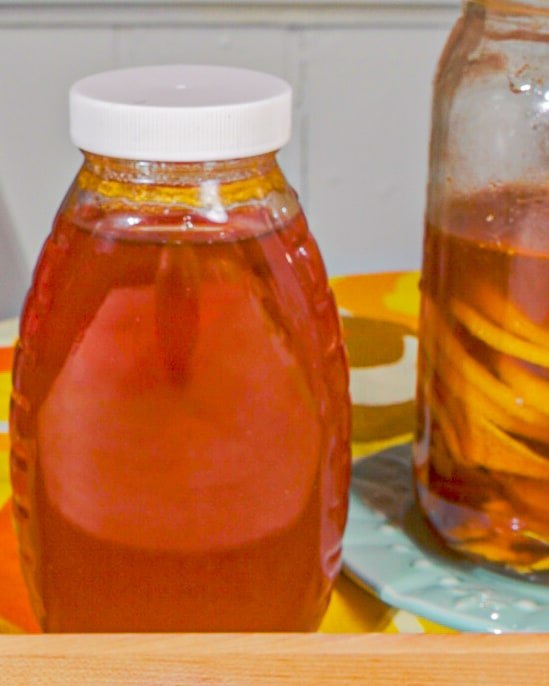 lemon fermented ginger honey