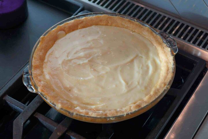 girl scout cookie key lime pie, Rest the pie at room temp before refrigerating