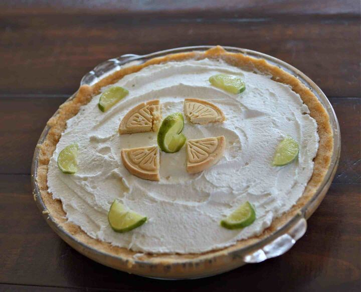girl scout cookie key lime pie, Key Lime Pie with a Lemonade Cookie Crust