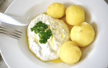 German Quark With Flaxoil and Potatoes
