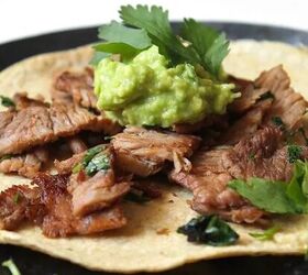 11 avocado recipes to try this year, Avocado Crema Flank Steak Tacos