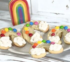 Easy Halfway Homemade Rainbow Shaped Cookies